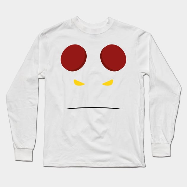 Minimalist Hellboy Long Sleeve T-Shirt by PWCreate